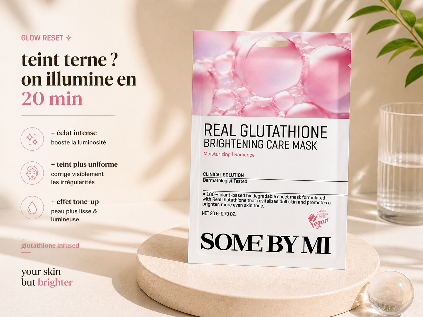 SOME BY MI – Glutathione Brightening Care Mask ✨
