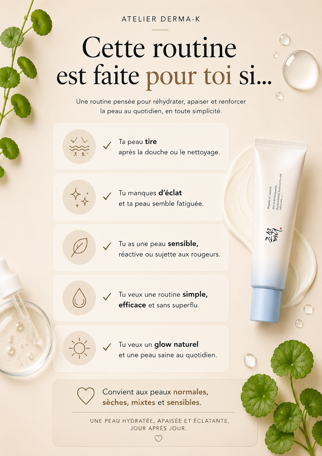 💧 Hydra Skin Ritual - Hydratation & Apaisement