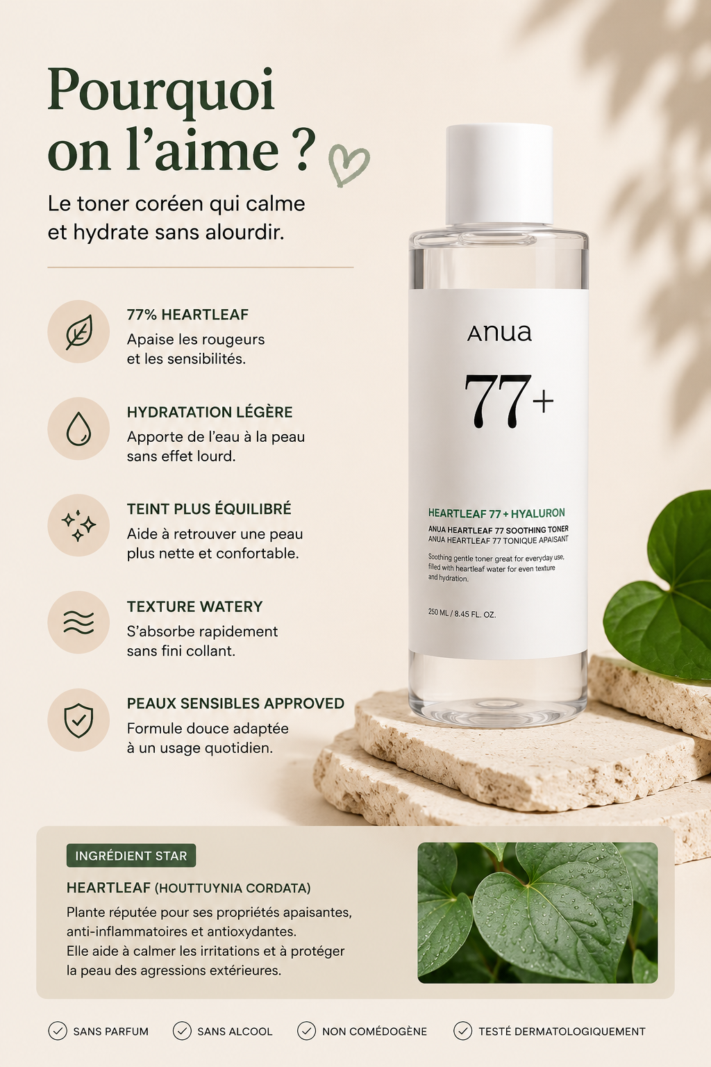 Anua - Heartleaf 77% Soothing Toner
