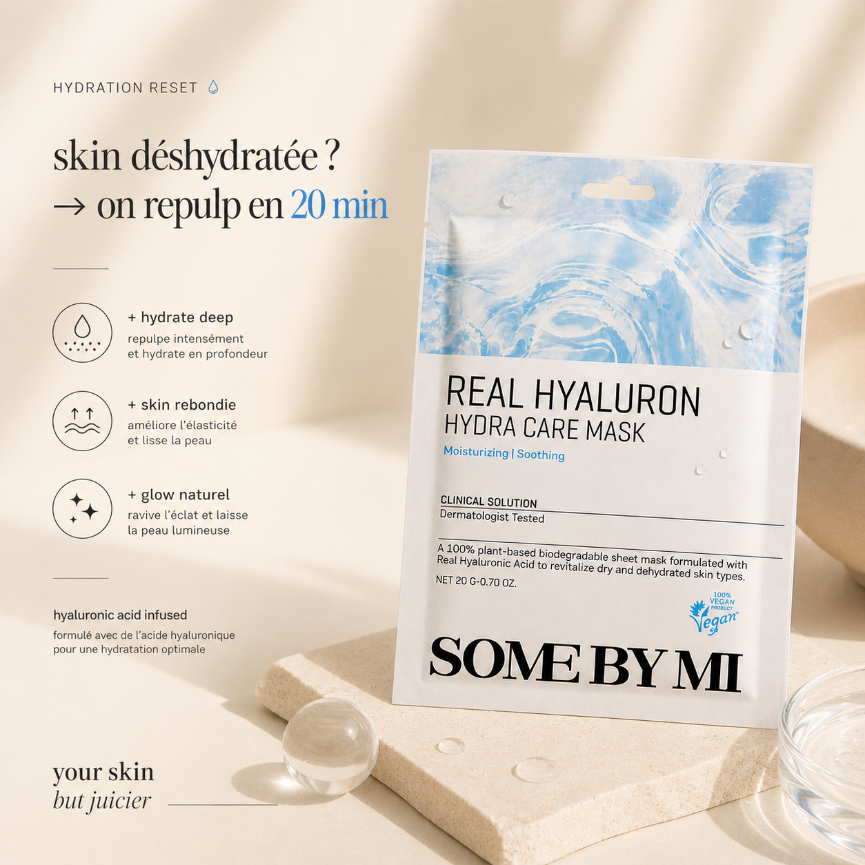 SOME BY MI – Real Hyaluron Hydra Care Mask💧