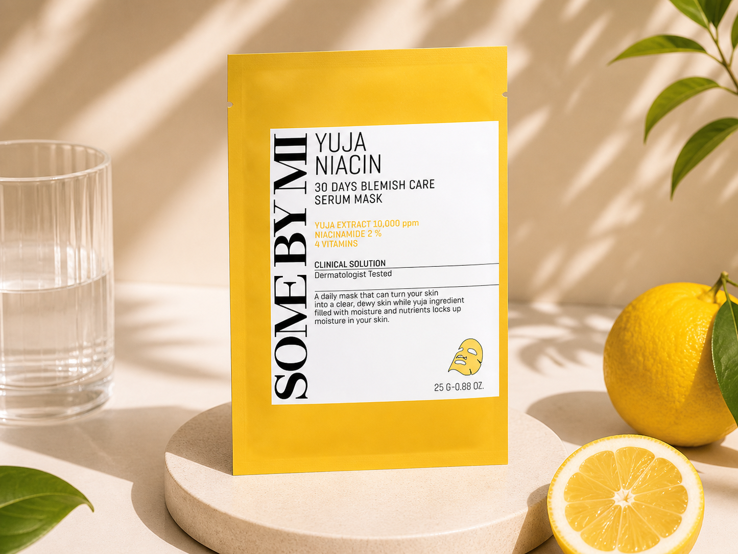 SOME BY MI - Yuja Niacin Blemish Serum Mask ✨