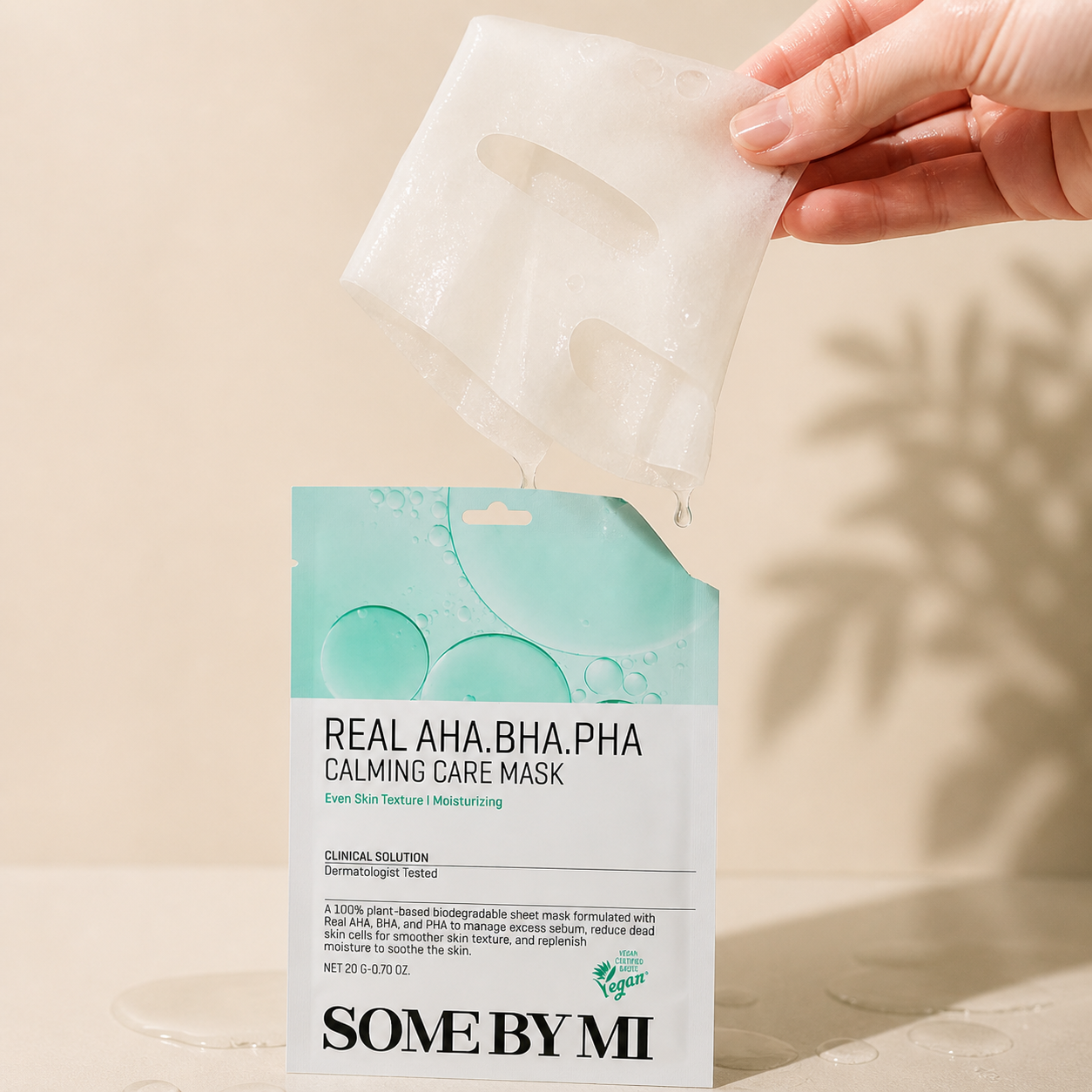 SOME BY MI - Real AHA BHA PHA Calming Care Mask 🧪