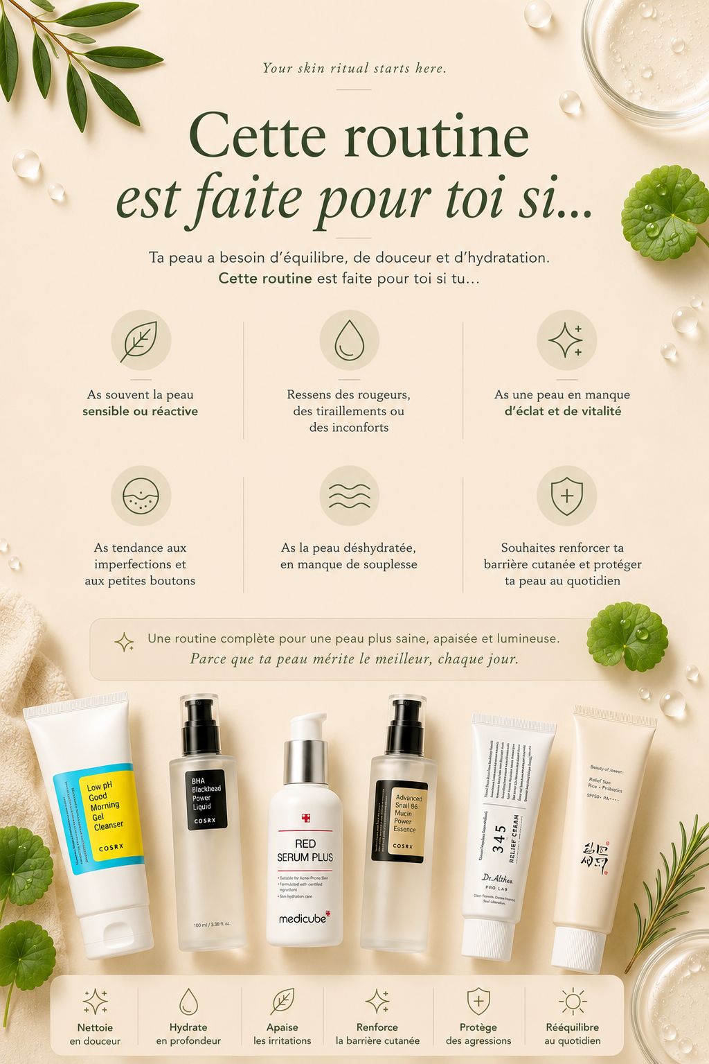 🌿 Clear Skin Ritual - Pureté & Rééquilibre