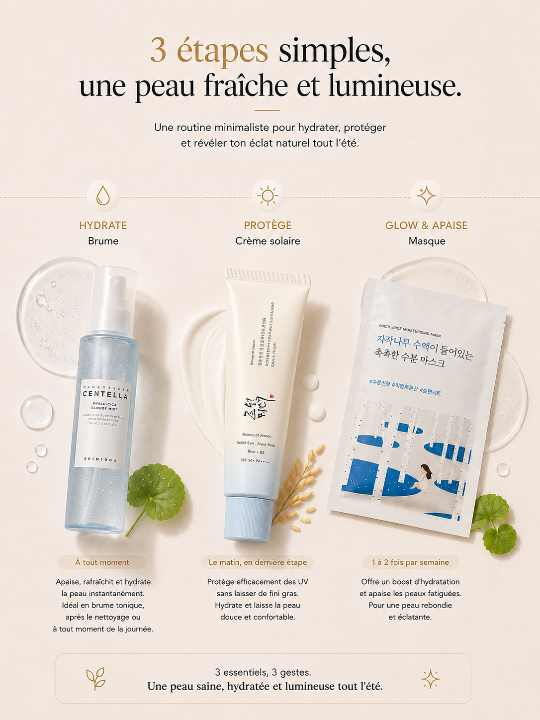 🌞 Summer Skin Reset — Routine Hydratation & Glow