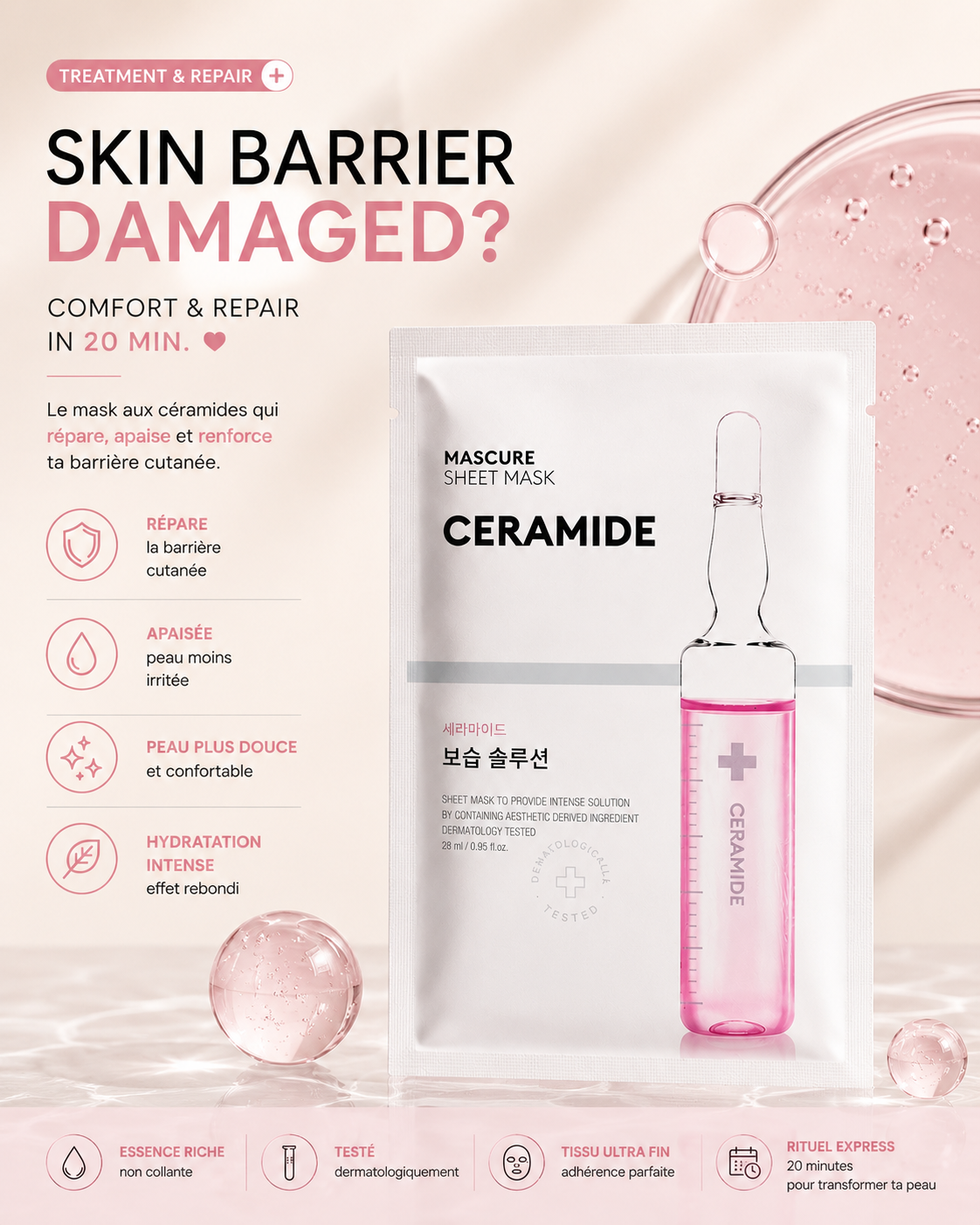 Missha Mascure Moisture Barrier Ceramide 💧