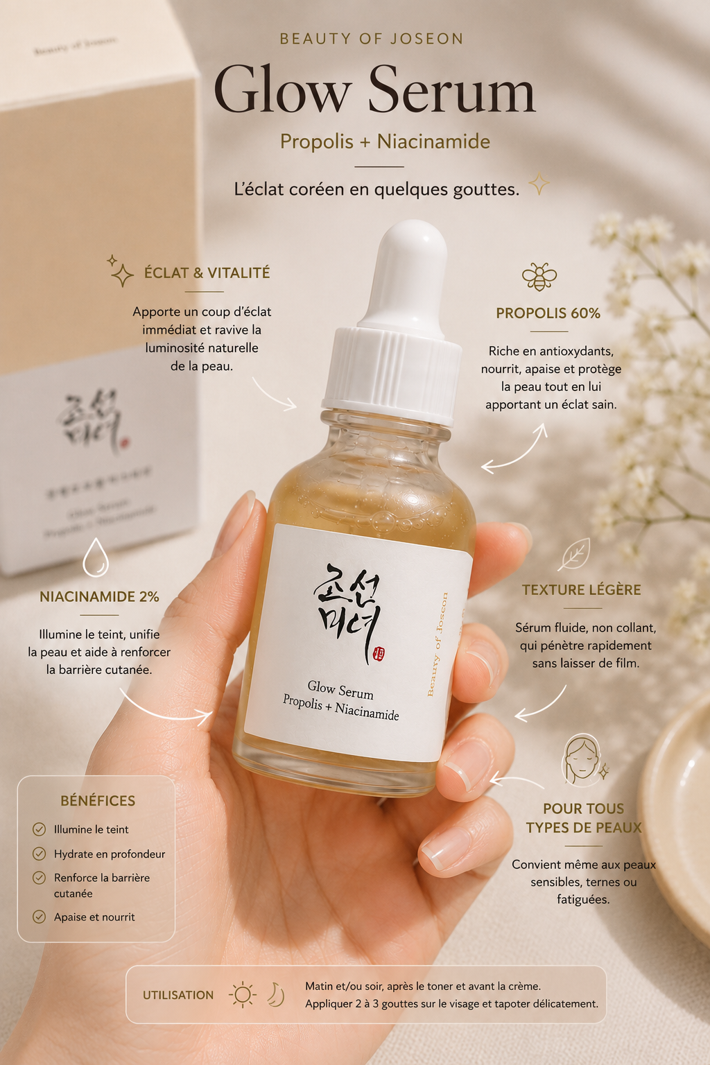 Beauty of Joseon - Glow serum Propolis+Niacinamide