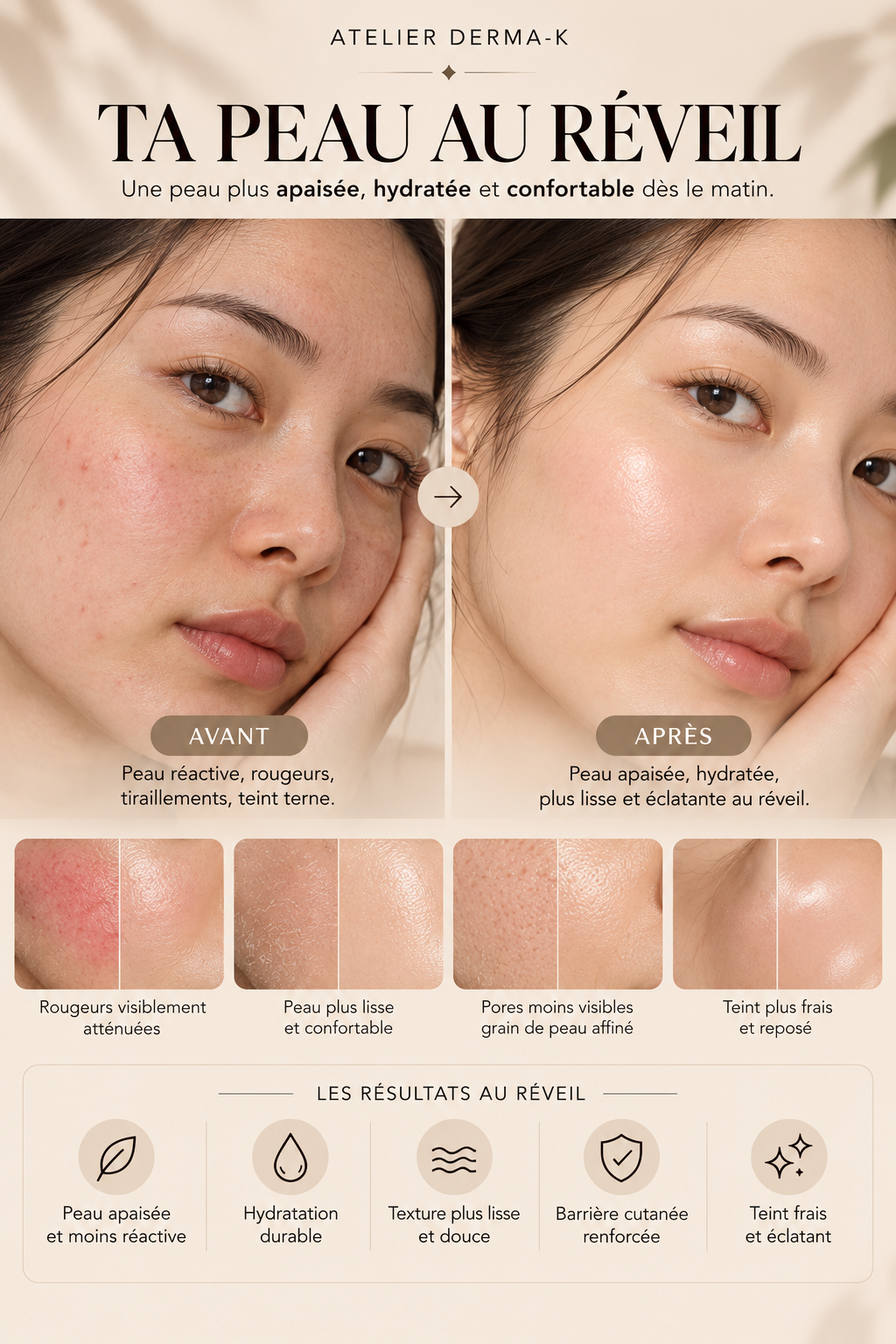 🌙 Night Skin Essential - Hydratation & Apaisement